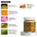 24K Gold Radiance Mask – Anti-Aging Weekly Face Mask | Fresh Carrot Juice, Matcha & Turmeric | Glutathione & Vitamin E | 125mL / 4.2 fl oz - Image 6