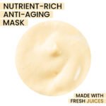 Anti-Aging Face Mask – Weekly Rejuvenating Treatment | Fresh Cucumber, Watermelon & Carrot Juice + Argireline + Niacinamide (Vitamin B3) + Vitamin E | 125mL - Image 2