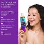 Beetroot & Berry Antioxidant Facial Cleanser – Daily Hydrating Face Wash with Vitamin C & B5 | Removes Oil, Dirt & Makeup | 118mL / 4 fl oz - Image 4