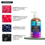 Berry & Beetroot Facial Cleanser – Daily Hydrating Face Wash | Fresh Beetroot Juice + Raspberry, Blueberry & Blackberry Extracts | Avocado Oil, Vitamin B5 & Vitamin C | 237mL - Image 6