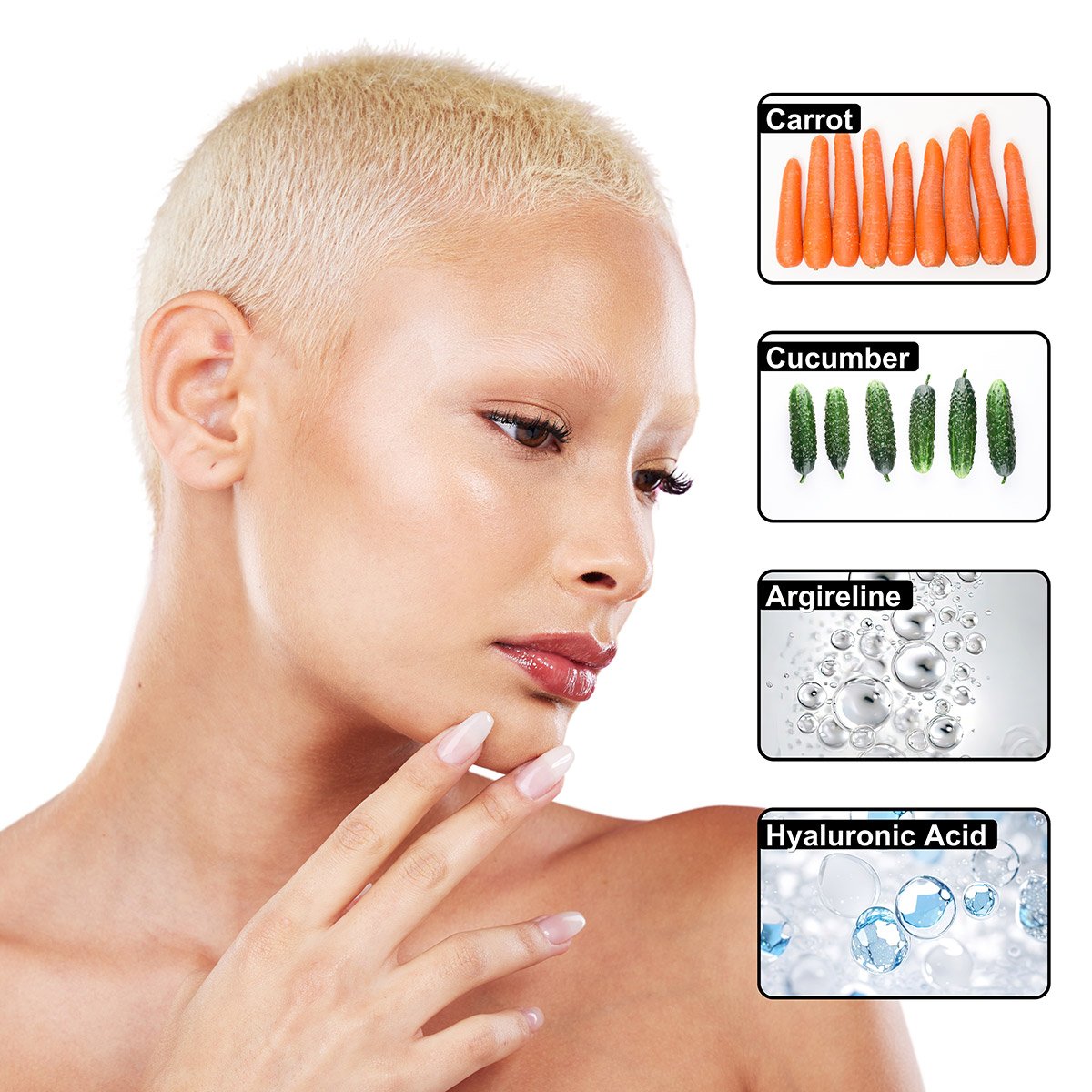 carrot-aging-serum-img3.jpg Carrot Anti-Aging Serum – Daily Hydrating & Brightening Face Serum | Carrot Juice + Cucumber Juice + Argireline + Hyaluronic Acid | 30mL - Image 3