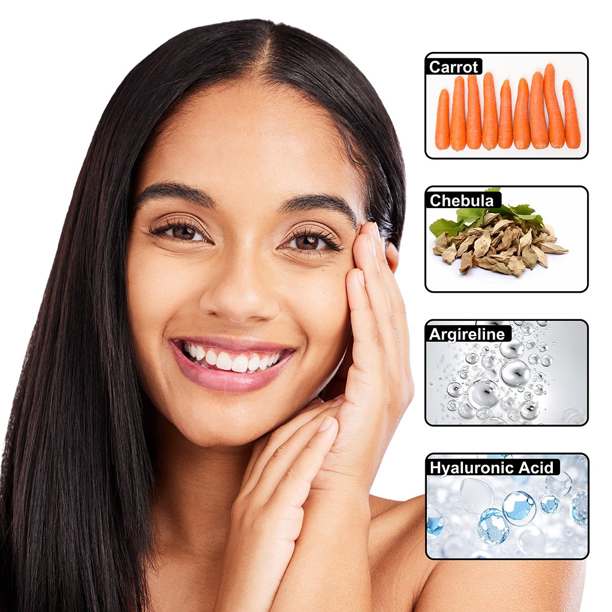 carrot-anti-aging-img3.jpg Carrot Anti-Aging Cream – Daily Brightening & Hydrating Face Moisturizer | Carrot Juice + Chebula Extract + Argireline + Hyaluronic Acid | 125mL - Image 3