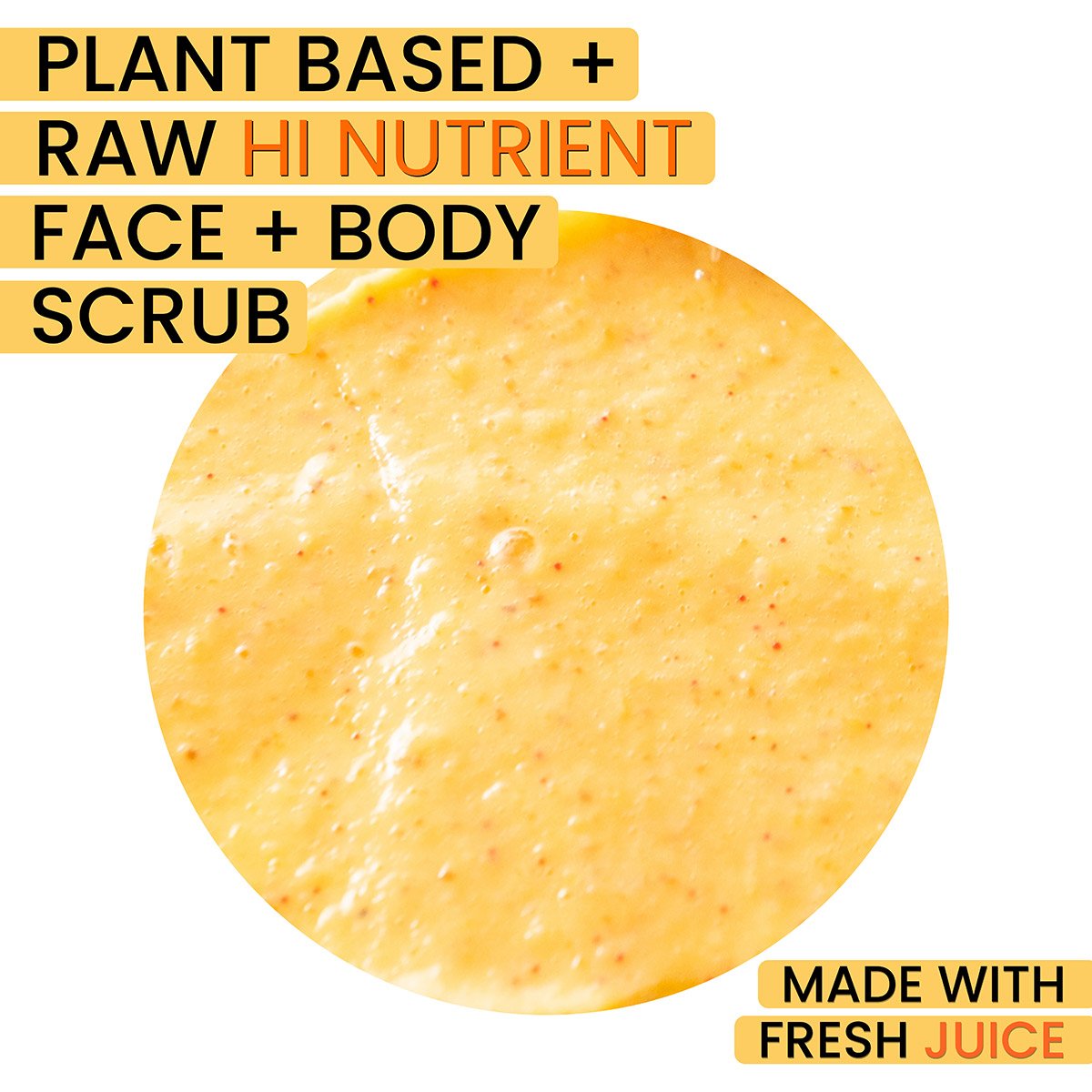 carrot-hydro-scrub-img2-1.jpg Carrot Hydro Scrub – Daily Face & Body Exfoliator | Fresh Carrot Juice + Jojoba Beads + Vitamin C & E | 120mL - Image 2