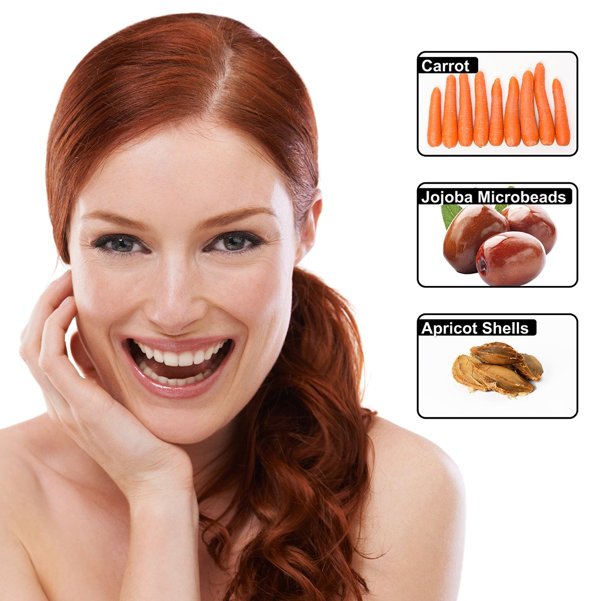 carrot-hydro-scrub-img3-1.jpg Carrot Hydro Scrub – Daily Face & Body Exfoliator | Fresh Carrot Juice + Jojoba Beads + Vitamin C & E | 120mL - Image 3