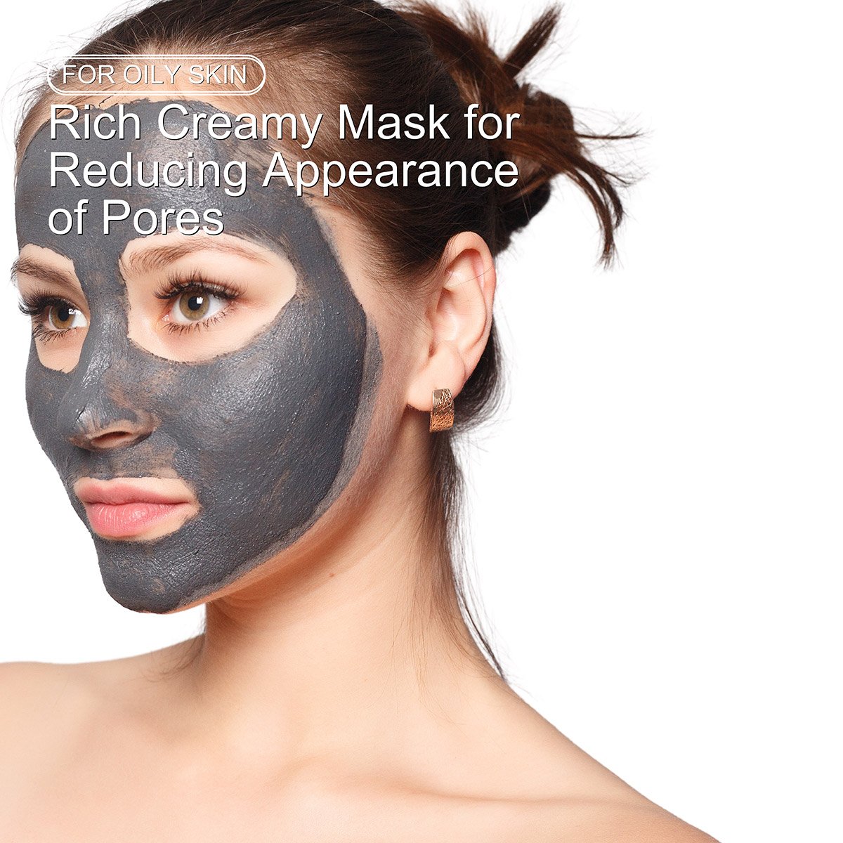 charcol-mask-img5.jpg Charcoal Purifying Face Mask – Weekly Detox & Pore-Clearing Treatment | Charcoal + Willow Bark + Fresh Cucumber, Watermelon & Carrot Juice + Vitamin E | 125mL - Image 5