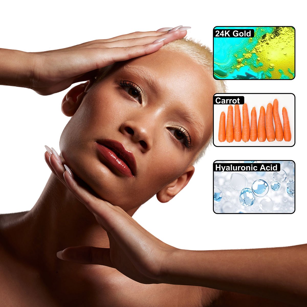 dewy-foundation-img7.jpg 24K Gold HD Foundation – Flawless Radiance & Anti-Aging Coverage | Hyaluronic Acid + Vitamins B5, C, E | 30ml / 1.01 fl oz - Image 3