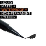 Matte Waterproof Liquid Eyeliner – Precise, Long-Lasting Definition | Highly Pigmented & Smudge-Proof | 1ml / 0.03 fl oz - Image 2