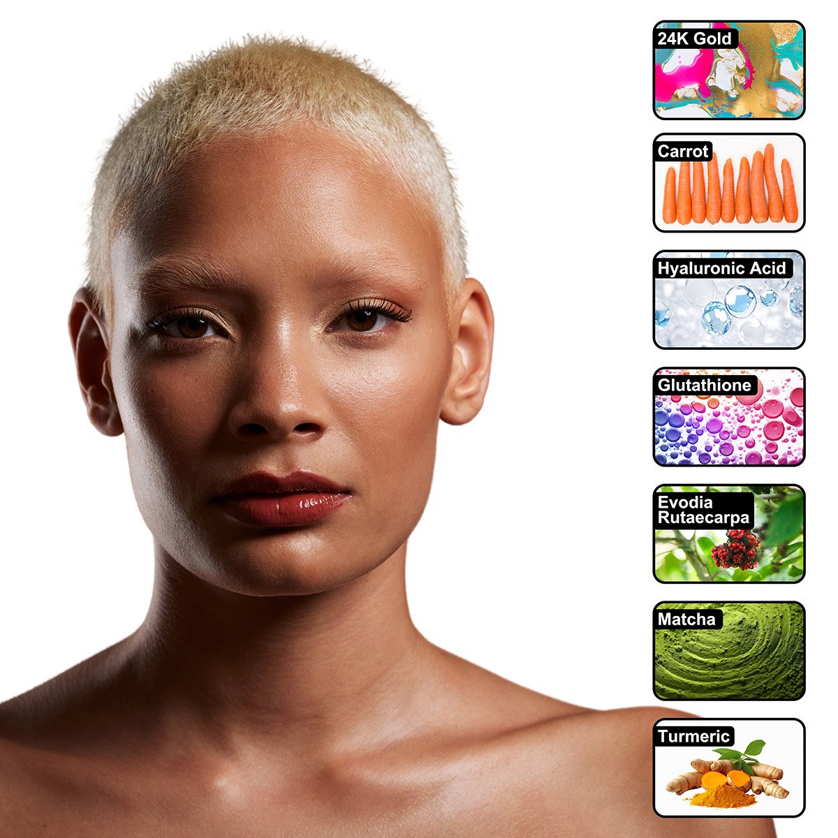 gold-cream-img3.jpg 24K Gold Glow Cream – Daily Radiance & Hydration Face Moisturizer with Fresh Carrot Juice, Hyaluronic Acid & Glutathione | Matcha & Turmeric Extracts | Vitamin B5 & C | 50mL / 1.7 fl oz - Image 3