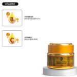 24K Gold Glow Cream – Daily Radiance & Hydration Face Moisturizer with Fresh Carrot Juice, Hyaluronic Acid & Glutathione | Matcha & Turmeric Extracts | Vitamin B5 & C | 50mL / 1.7 fl oz - Image 7