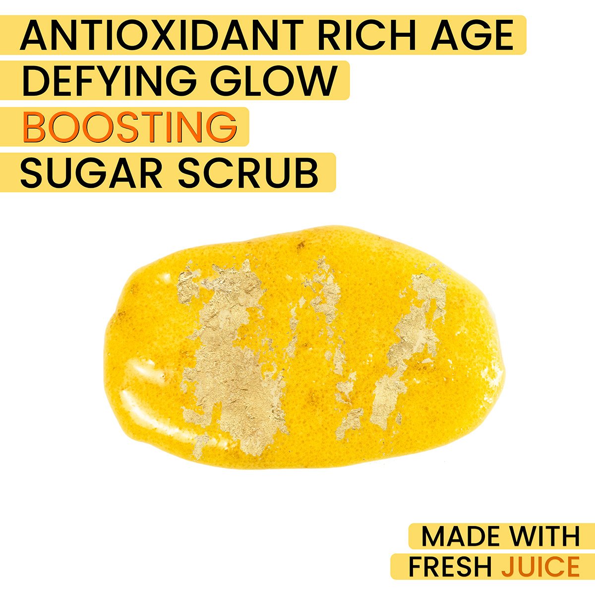 gold-scrub-img2.jpg 24K Gold Radiance Sugar Scrub – Anti-Aging Face & Body Exfoliator | Fresh Carrot Juice, Matcha & Turmeric | Natural Sugar Crystals | 125mL / 4.2 fl oz - Image 2