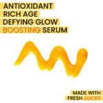 24K Gold Radiance Serum – Anti-Aging Daily Face Elixir | Fresh Carrot Juice, Hyaluronic Acid, Glutathione & Vitamins B5, C, E | Matcha & Turmeric | 30mL / 1.01 fl oz - Image 2