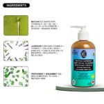Matcha Lavender Mint Facial Cleanser – Hydrating Daily Face Wash with Plant-Based Extracts | Removes Dirt, Oil & Makeup | 237mL / 8 fl oz - Image 6