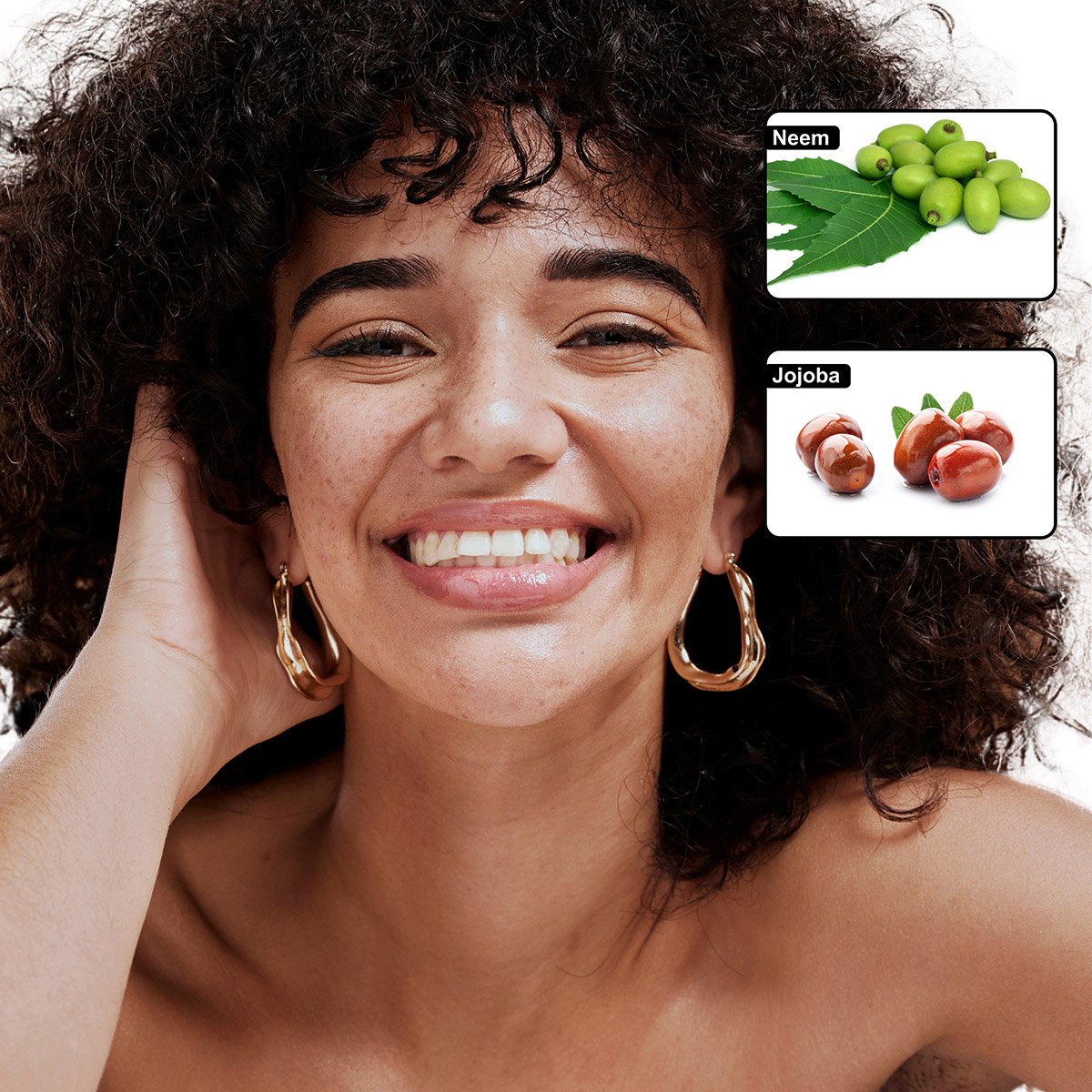 mild-cleanser-img4.jpg Mild Soothing Facial Cleanser – Daily Hydrating Face Wash with Neem Oil & Jojoba Microbeads | Vitamin B5 & Avocado Oil | 118mL / 4 fl oz - Image 3