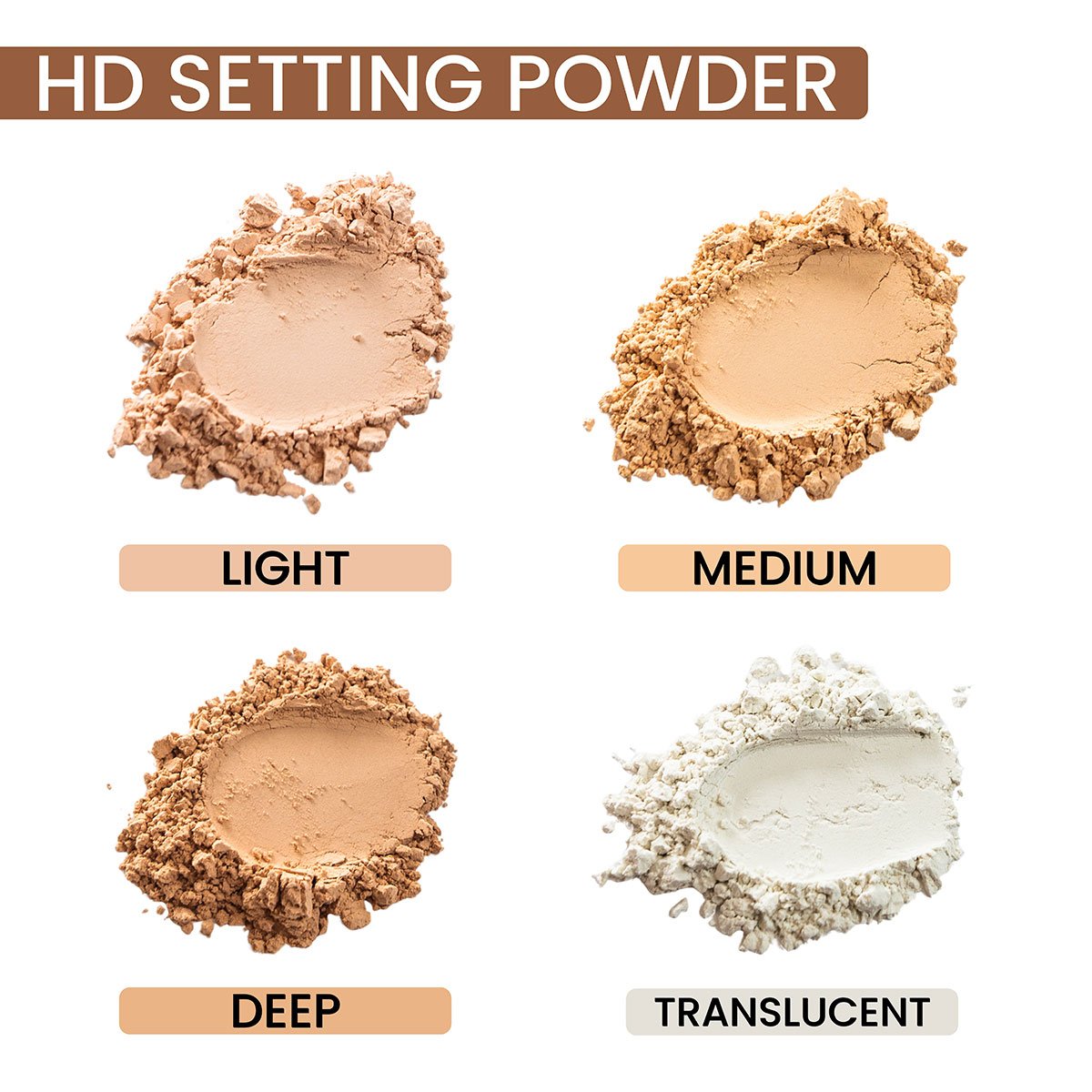 powder-img2.jpg HD Setting Powder – Oil-Control, Long-Lasting Matte Finish | Sets Concealer & Foundation | Shine-Free, Lightweight Formula | 8g / 0.28oz - Image 2