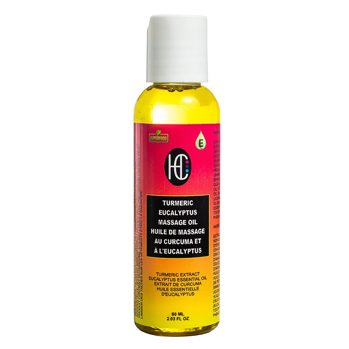 turmeric-oil-img1.jpg Turmeric & Eucalyptus Massage Oil – Relaxing, Cooling & Moisturizing | Matcha & Peppermint Infusion | 60mL - Image 1