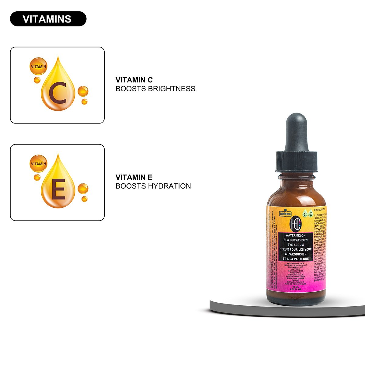 watermelon-dark-circle-serum-img7.jpg Watermelon & Sea Buckthorn Brightening Eye Serum – Reduces Dark Circles & Puffiness | Vitamin C + Caffeine Boost - Image 7